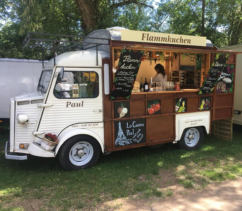 Paul beim Live-Catering